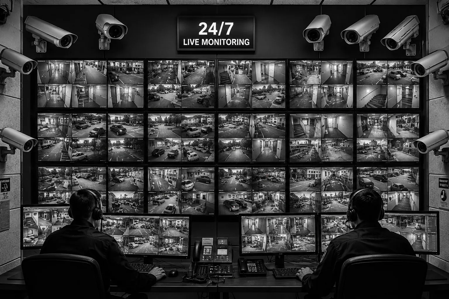 Nexo operator monitoring cannabis facility cameras